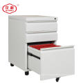 Office mobile pedestal filing small movable steel cabinet for document storage